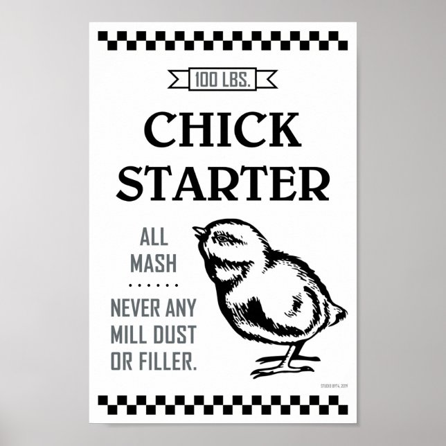 PÓSTER CHICK STARTER (Frente)