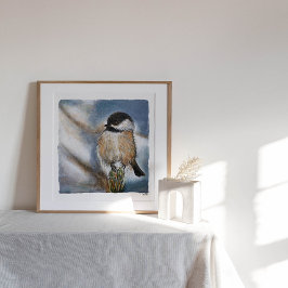 Póster Chickadee Fine Art Print