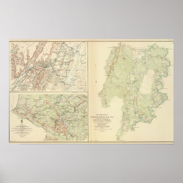 Póster Chickamauga, Ga (Frente)