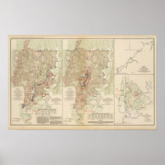 Póster Chickamauga, Valle de Turkeytown