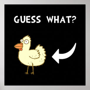 Póster Chicken Butt