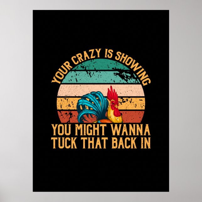 Póster Chicken Lover | You Might Wanna Tuck (Frente)