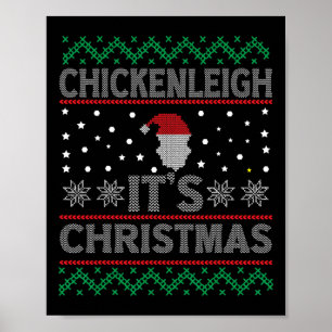 Póster Chickenleigh son Navidades Divertidas Navidades Ma