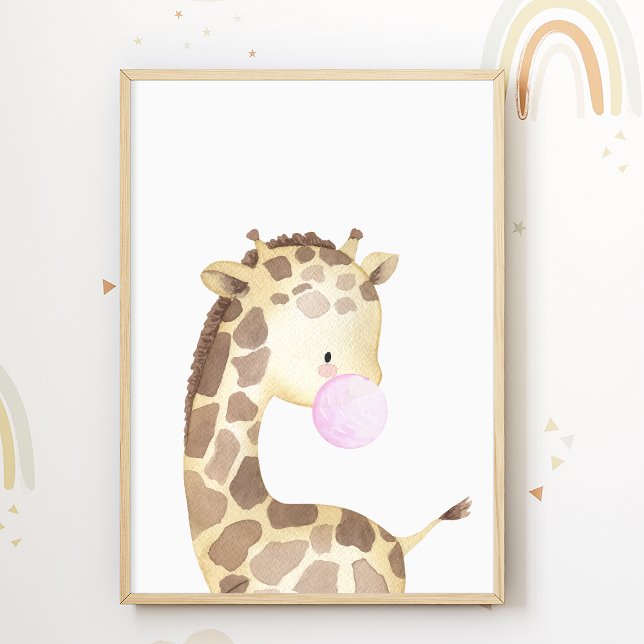 Póster Chicle de Jirafa Caramelo Impresión Sala de (Subido por el creador)