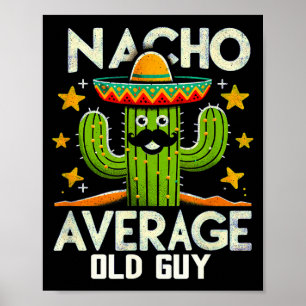 Póster Chico De Nacho Divertido Cinco De Mayo Mexicano