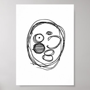 Póster Chico desordenado