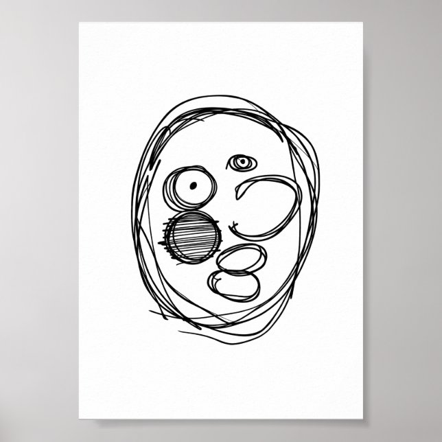 Póster Chico desordenado (Frente)
