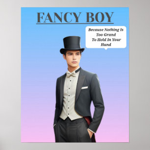 PÓSTER CHICO ELEGANTE