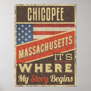 Póster Chicopee Massachusetts