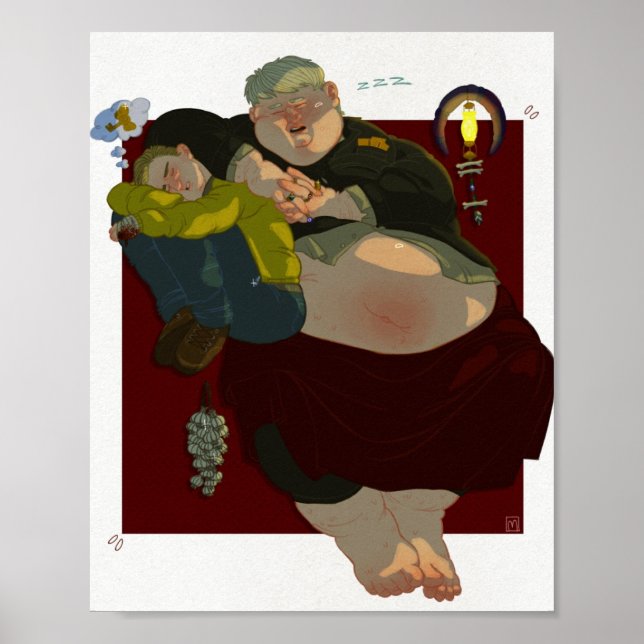 Póster chicos con sueño (Frente)