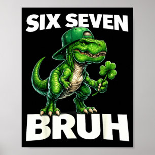 Póster Chicos día de San Patricio 67 trex dab seis siete