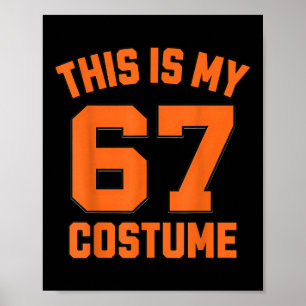 Póster Chicos Niños Meme Brainrot 67 Esto Es Mi Halloween