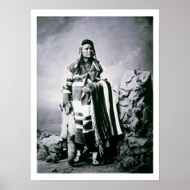 Póster Chief Joseph (1840-1904) c.1880 (foto de abajo) (Frente)