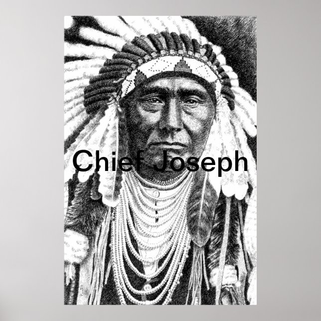 Póster Chief Joseph 1 Posters-Prints (Frente)