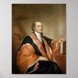 Póster Chief Justice John Jay Portrait - Gilbert Stuart