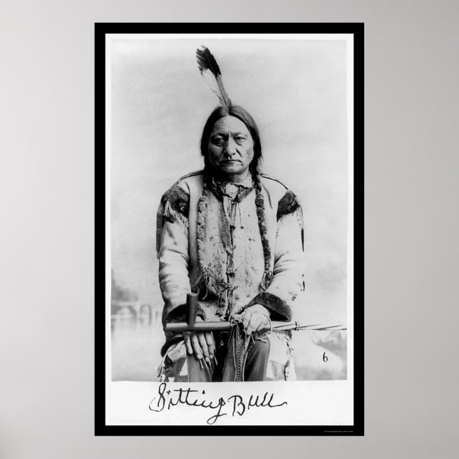 Póster Chief Sitting Bull 1889 (Frente)
