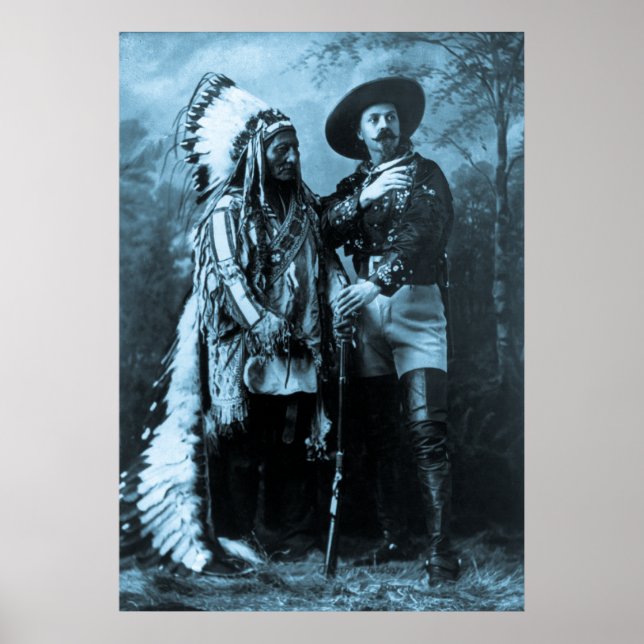 Póster Chief Sitting Bull y Buffalo Bill (Frente)