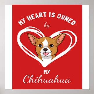 Póster Chihuahua Heart_Dog Lover