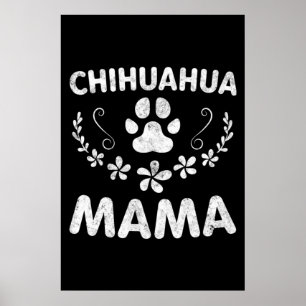 Póster Chihuahua Mama