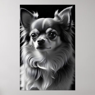 Póster Chihuahua Perro Adorable Mascota  Poster