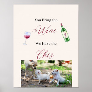 Póster Chihuahua Poster agrega tu propio Chihuahuas