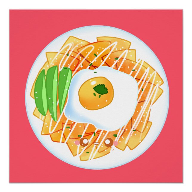 Póster Chilaquiles Rojos (Anverso)