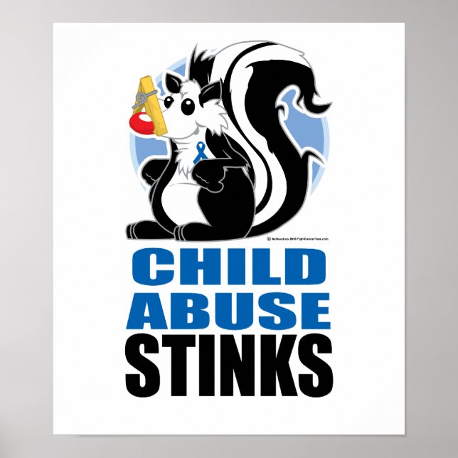 Póster Child Abuse Stinks (Frente)
