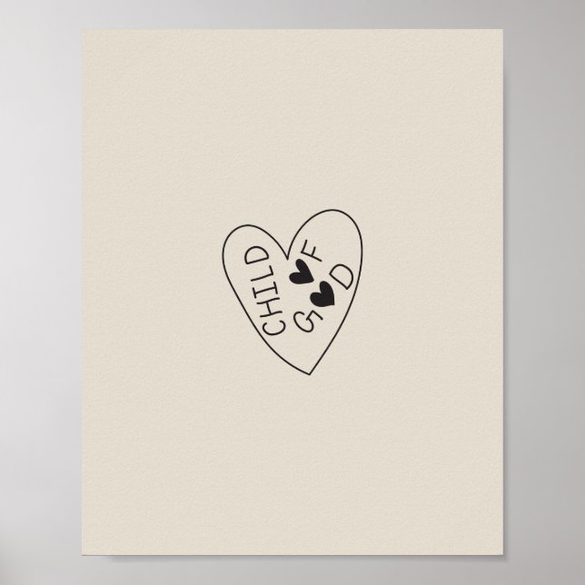 Póster Child of God (Frente)