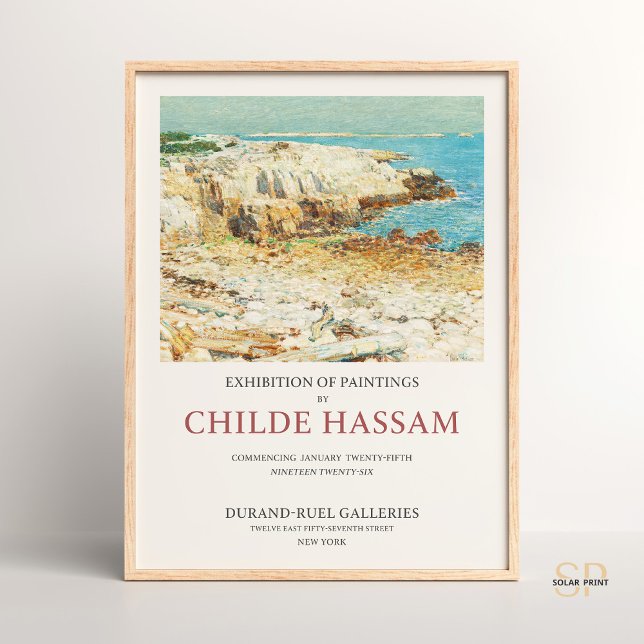 Póster Childe Hassam A North East Headland Coastal Landsc (Subido por el creador)