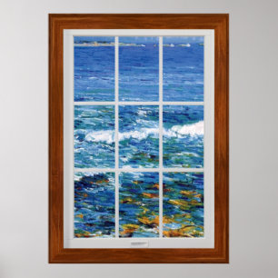 Póster Childe Hassam - Isla de Pato Desde Appledore