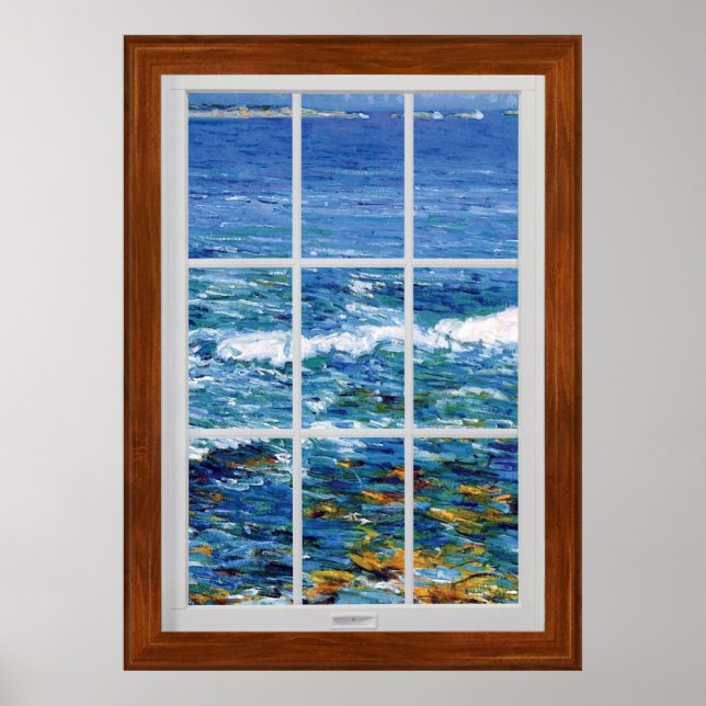 Póster Childe Hassam - Isla de Pato Desde Appledore (Frente)
