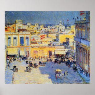 Póster Childe Hassam - La Habana, Cuba