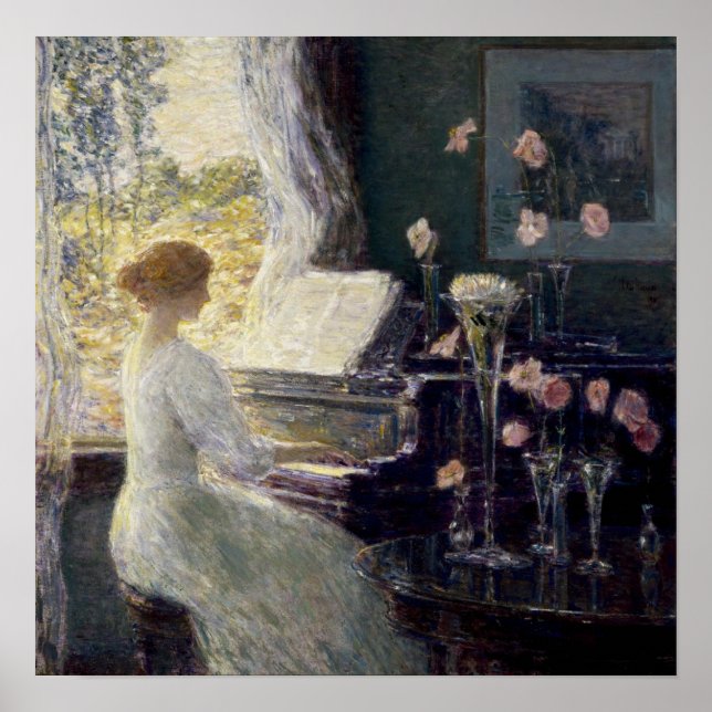 Póster Childe Hassam - La Sonata (Frente)