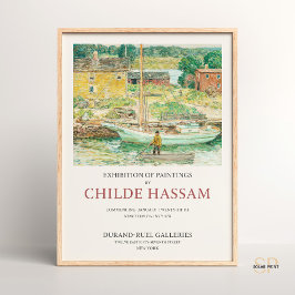 Póster Childe Hassam Oyster Sloop, Cos Cob