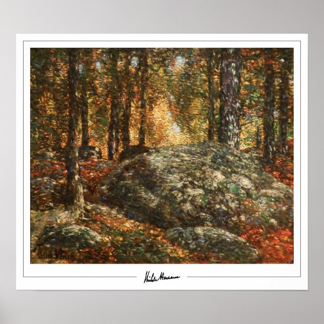 Póster Childe Hassam Zedign cartel #11-2 (Frente)