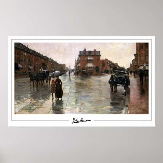 Póster Childe Hassam Zedign cartel #17-2 (Frente)