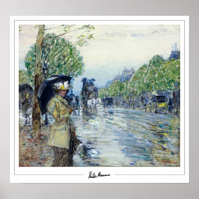 Póster Childe Hassam Zedign cartel #448-2 (Frente)