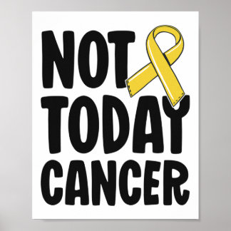 Póster Childhood Cancer Survivor Party Shirt Kids Cancer 