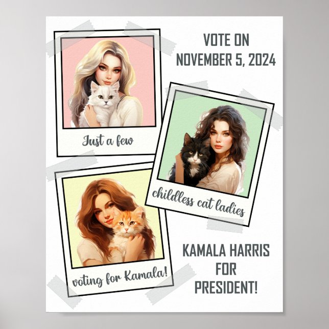 PÓSTER CHILDINES DE GATO INFANTIL (Frente)