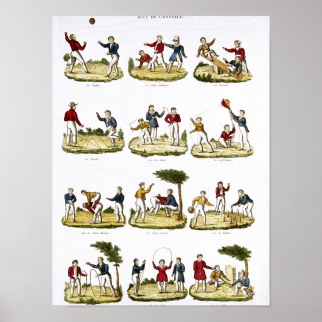 Póster Children's Games, 1810 (Frente)