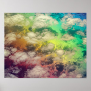 Póster Chile: Ataque aéreo paisajístico   América del Sur