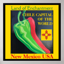 Chile Capital del Mundo Nuevo México Verde Rojo