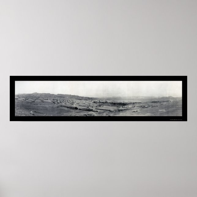 Póster Chile Copper Mining Chuquicanta Photo 1925 (Frente)