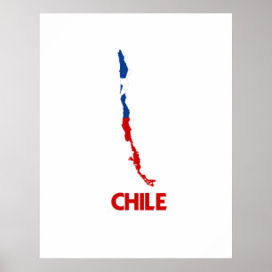 PÓSTER CHILE MAP