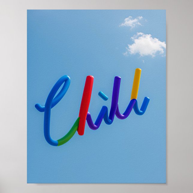 Póster Chill (Frente)
