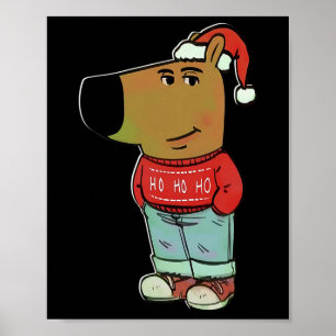 Póster Chill Guy - Los nuevos Navidades de Memes De Mi Pe