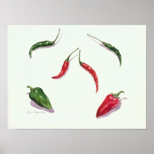 Póster Chillies and Peppers 2005