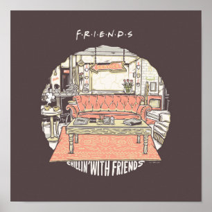 Póster Chillin' con Personalizado FRIENDS™