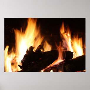 Póster Chimenea