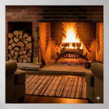 Chimenea ardiente